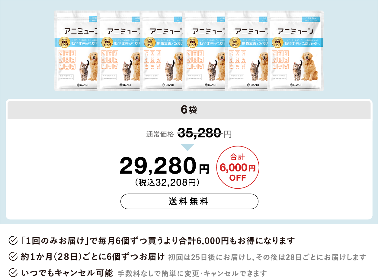楽天市場】14g(株式会社HACHI)アニミューン(犬猫用