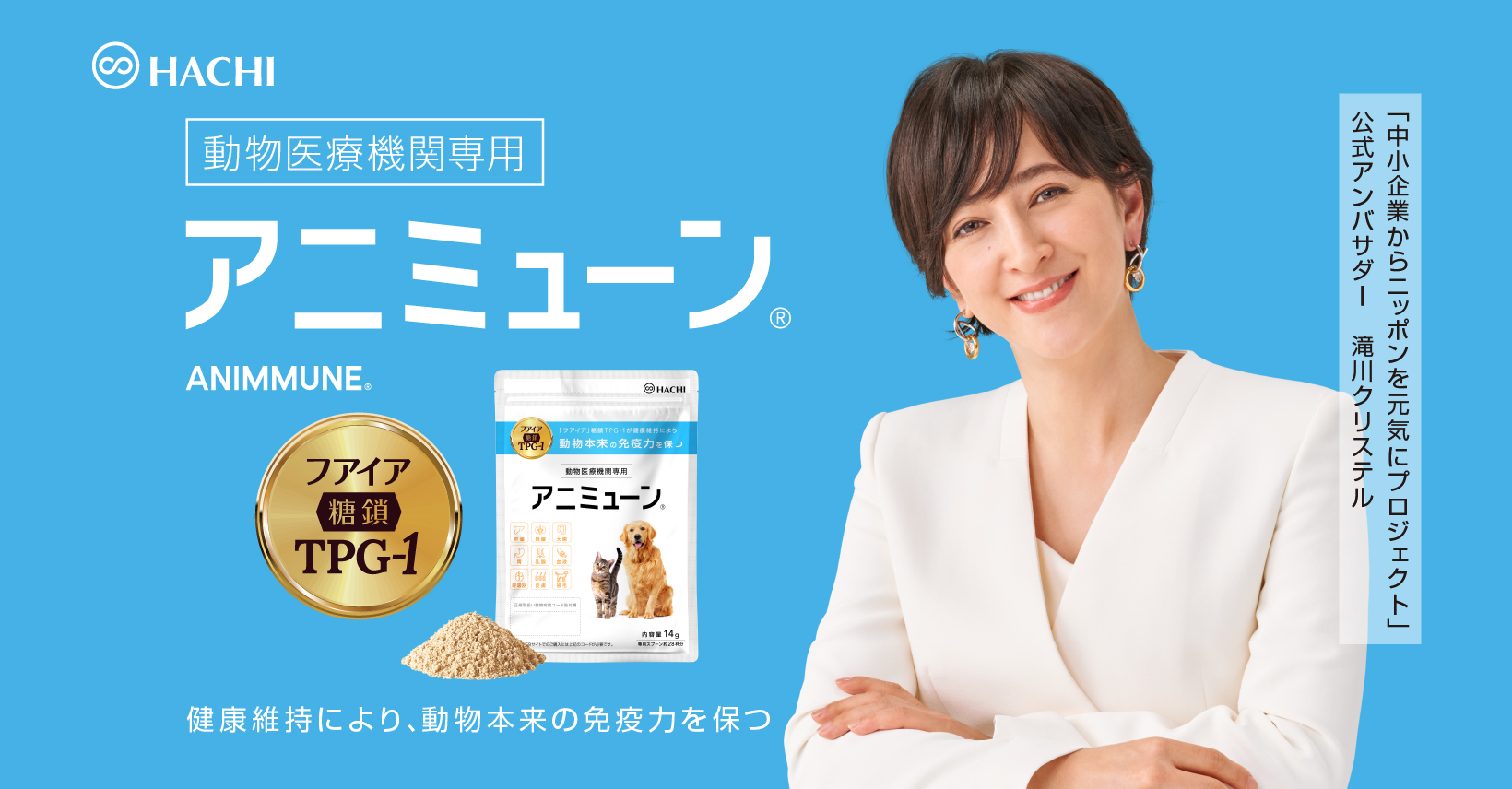 アニミューン 14包 HACHI HACHI アニミューン 14g×3袋犬・猫用サプリメント